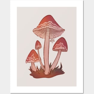 Mushroom design one Posters and Art